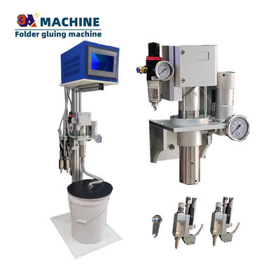 Imballaggio automatico 3A-CQ-2 Macchina adesiva per incollare carta ugello di gomma pistola distributore di colla