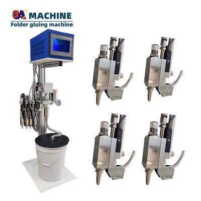 Velocità massima della macchina per incollare carta 3A-CQ-4 azionata pneumaticamente con sistema a rotolo di colla fredda