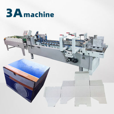 1100 Modello Automatico 46 Corner Folder Gluer Press Semi Auto Folder Gluer Machine con PLC