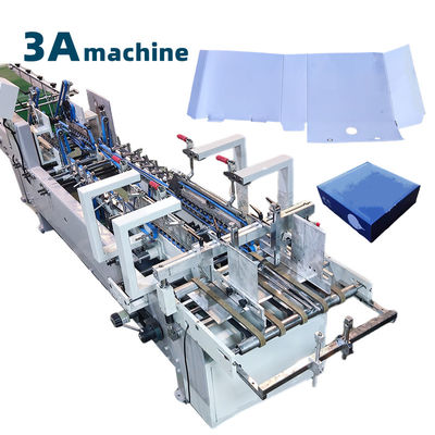 3ACQ 580E Folder Gluer Glue Folder Machine con video feedback sullo stato di produzione