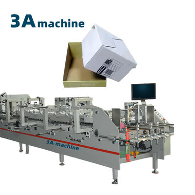 Video di ispezione in uscita fornita CQT900YG-2 Pre-folded Automatic Gluer Folder Machine