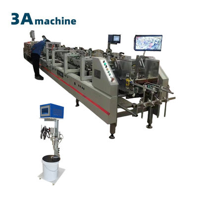 Flusso di lavoro CQT 650JYG Semi-automatico adesivo per cartelle con fondo pre-pieghevole e a blocco di rottura
