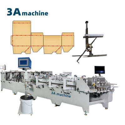 2200 KG CQT900YG-2 Pre-folded Bottom Lock Folder Gluer Machine per l'imballaggio del sapone HRB