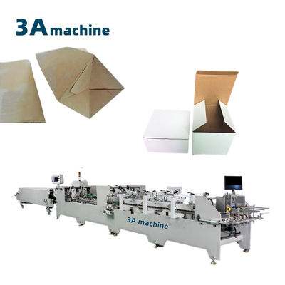 Macchine per la lavorazione della carta Macchine per la collazione a doppia serratura a fondo pieghevole per scatole ondulate