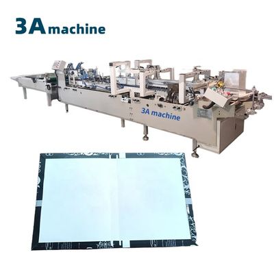 CQT800BS Macchina di incollaggio automatico per copertina di libri a doppio lato con velocità massima di rivestimento 250 m/min