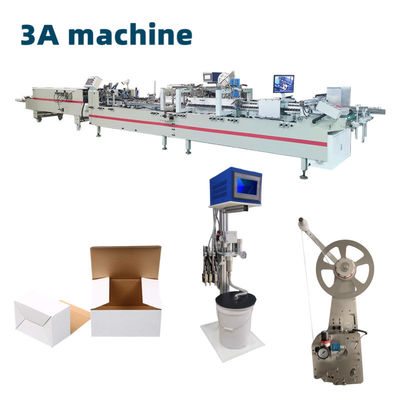 CQT-900 Automatica adesiva pistola a spruzzo di testa cartone scatola macchina di incollaggio per la fabbricazione di scatole