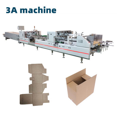 CQT-1300 Macchina automatica per incollare scatole ondulate per 4 6 piegature e incollaggi a angolo