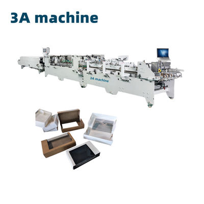 Maggiore larghezza operabile di 1200 mm CQT-850 Folder Gluer Machine per piegatura automatica a 4 angoli