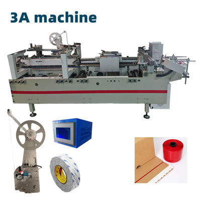 Macchina per scatole di cartone CQT-DSA2 senza sforzo e conveniente per una facile incollazione a doppio lato