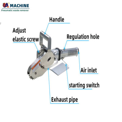 8*12 Dimensioni NT502 Macchina pneumatica per la pulizia dei rifiuti con tensione di 220 V