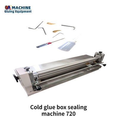 60 KG Cold Glue Box Sealing Machine 720 per sacchetti confezionati prestazioni affidabili