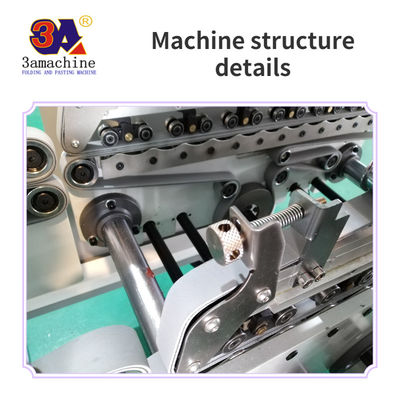 3a Macchina adesiva automatica per cartelle mini box per negozi di abbigliamento