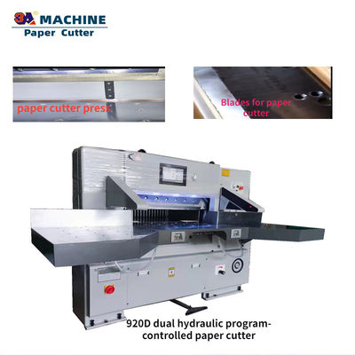 237x137x187cm Dimensione QZYK92 Tagliatrice di carta laterale controllata dal programma con velocità di 50 m/min