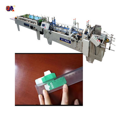 Video di ispezione in uscita fornito Mini Box Folder Gluer Machine per piccole scatole pieghevole