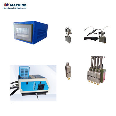 Sistema di distribuzione di adesivi a fusione calda con componenti di pompa di base e controller facile da usare