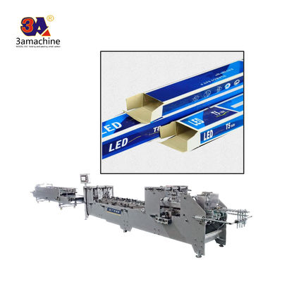 Long Lamp Box Automatic Folder Gluer con 12*0.9*1.3m Dimensione e facile utilizzo