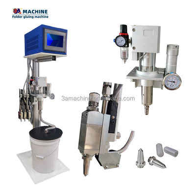 Imballaggio automatico 3A-CQ-2 Macchina adesiva per incollare carta ugello di gomma pistola distributore di colla