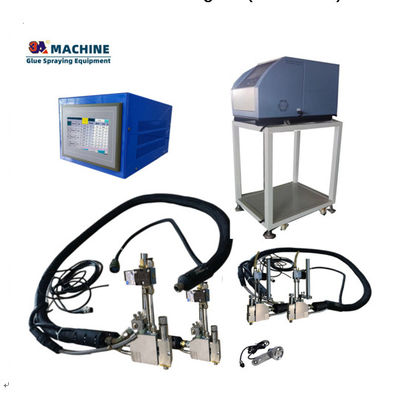 Pompa da 10L 3A10L-4 Sistema di distribuzione adesivo a caldo per macchine da incollaggio da 95 kg e 4 pistole
