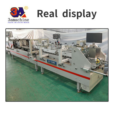 PLC controllata 3A cartone cartone incollato incollaggio macchina per la produzione di scatola automatica