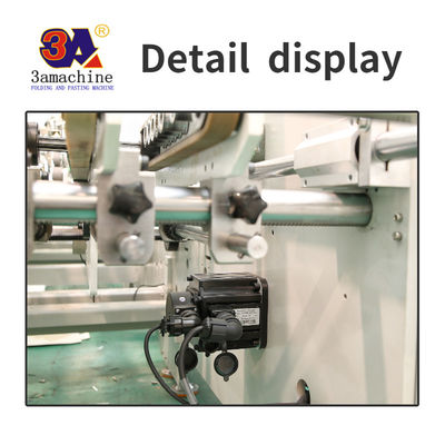 PLC controllata 3A cartone cartone incollato incollaggio macchina per la produzione di scatola automatica