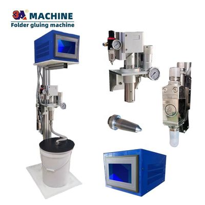 Dispensatore automatico di colla 90 kg Macchina di spruzzatura di colla per incollazione a freddo