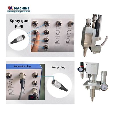 Dispensatore automatico di colla 90 kg Macchina di spruzzatura di colla per incollazione a freddo