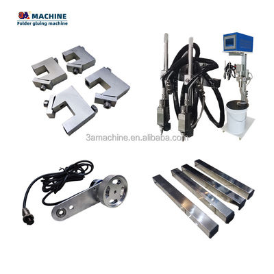 Versatile 2-6 Pistole Macchine per l'incollaggio Folder Gluer con Nespresso Cold Glue Roll System