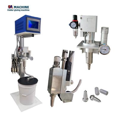 Versatile 2-6 Pistole Macchine per l'incollaggio Folder Gluer con Nespresso Cold Glue Roll System