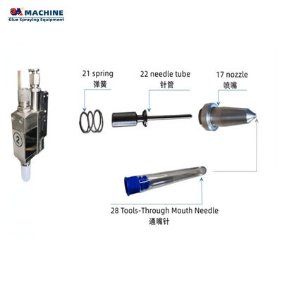 Versatile 2-6 Pistole Macchine per l'incollaggio Folder Gluer con Nespresso Cold Glue Roll System