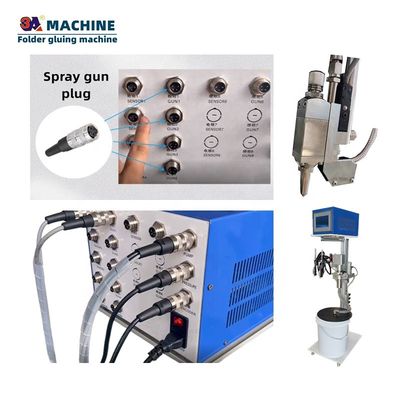 Versatile 2-6 Pistole Macchine per l'incollaggio Folder Gluer con Nespresso Cold Glue Roll System