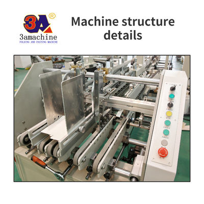 Macchina di incollaggio per scatole pieghevoli automatiche durevoli elettriche