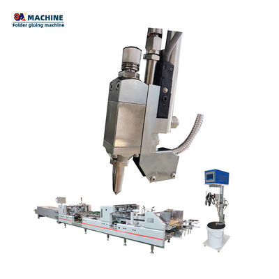 3ACQ4 Macchina automatica di incollaggio per cartelle con 6 canali e 4 pistole per colla fredda
