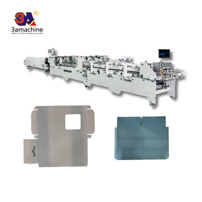 Larghezza massima del foglio 2 800 mm Bottom Folding Box Folder Gluer with Flexo-Printing