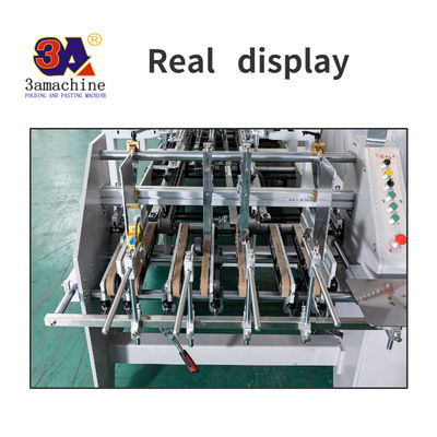 Larghezza massima del foglio 2 800 mm Bottom Folding Box Folder Gluer with Flexo-Printing