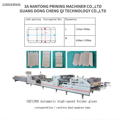 PLC controllato CQT1300 Colla a velocita' automatica per cartoni ondulati e cartoni