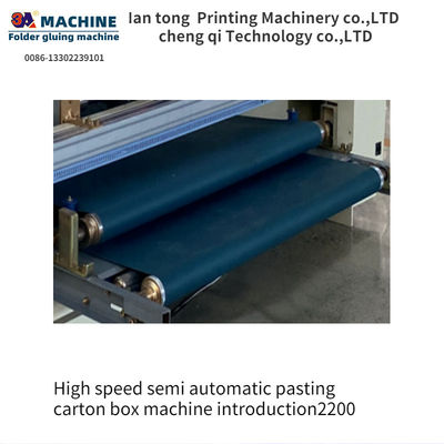 Macchine elettriche semiautomatiche per incollare scatole di cartone 2200 per imballaggi