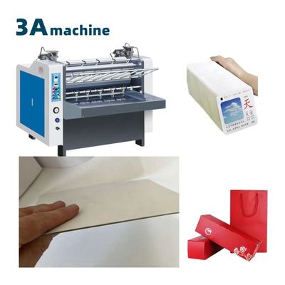 2.2kw CQT 1000 macchina di laminazione automatica per laminazione a freddo e cartone laminato
