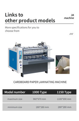 380V CQT 1000 laminatore automatico a piatto in cartone per 150g 150g 500g 500g