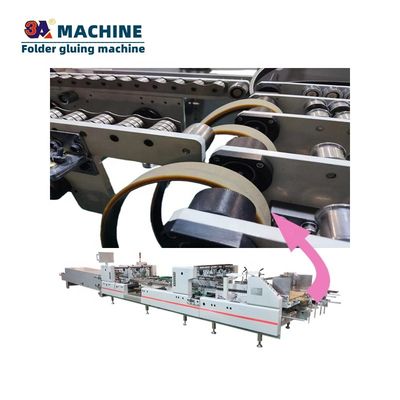 Cintura di alimentazione per cartucce di cartelle piccole per la macchina di incollaggio automatica per cartelle pieghevoli