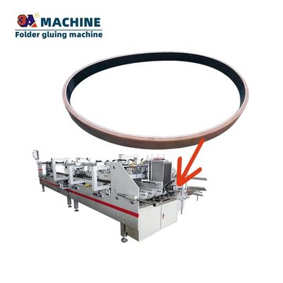 Cintura di alimentazione per cartucce di cartelle piccole per la macchina di incollaggio automatica per cartelle pieghevoli