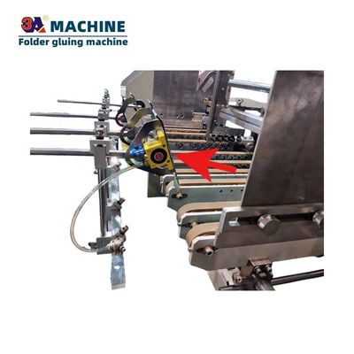 Long Life Automatic Box Folding Gluing Machine Accessori Macchine per incollare le scatole