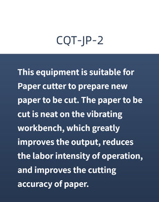 CQT-JP-2 Pneumatica Vibrazione Carta Jogger Machine per la macchina di taglio di carta 600 kg