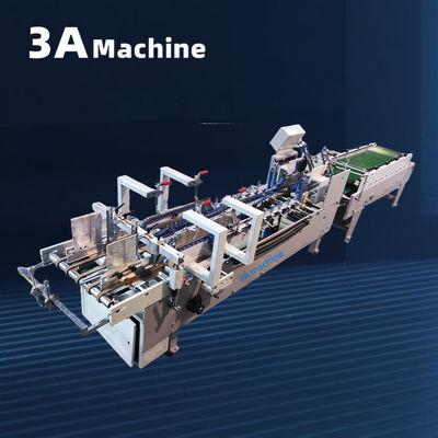 3A PLC Auto Lock Bottom Folder Machine incollata per la produzione di cartelle di presentazione