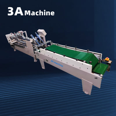 3A PLC Auto Lock Bottom Folder Machine incollata per la produzione di cartelle di presentazione