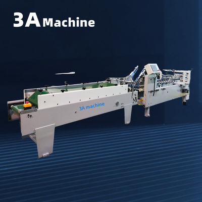 3A PLC Auto Lock Bottom Folder Machine incollata per la produzione di cartelle di presentazione