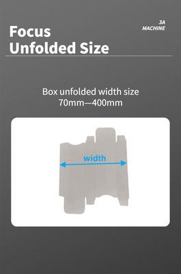 Facile da usare Mini Box Folder Gluer