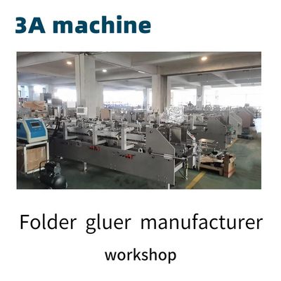 250 m/min Velocità 3ACQ*580 Edg Gluer Folder Glue Machine Paper Box Making Machine