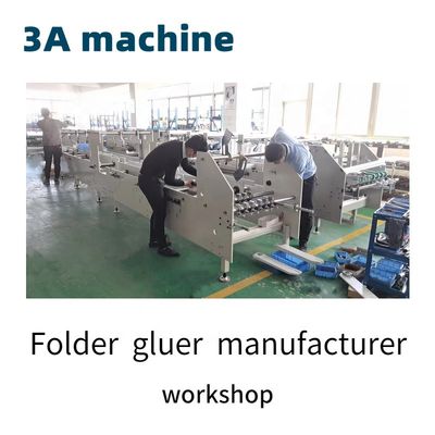 250 m/min Velocità 3ACQ*580 Edg Gluer Folder Glue Machine Paper Box Making Machine