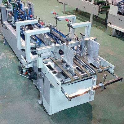 1100 Modello Automatico 46 Corner Folder Gluer Press Semi Auto Folder Gluer Machine con PLC