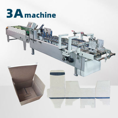 Mini PLC controllata Folder Gluer Machine per piccole scatole piegatura e soluzioni di colla